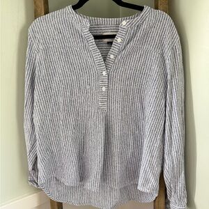Universal Thread Navy and White Striped Shirt